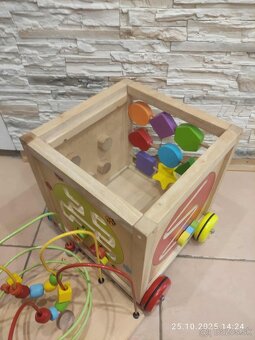 Veľká drevená interaktívna kocka - 3