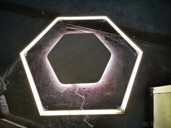 Šesťuholníkové LED závesné svietidlo - 3