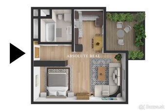 ABSOLUTE REAL / 1i byt v BA–Dúbravke, Pri Hrubej lúke,terasa - 3