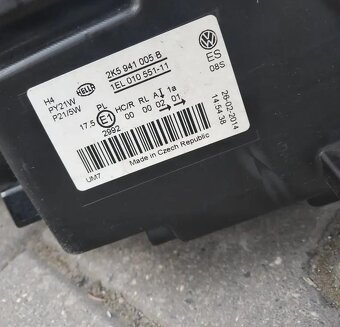 predni svetla svetlo vw caddy leve levy - 3