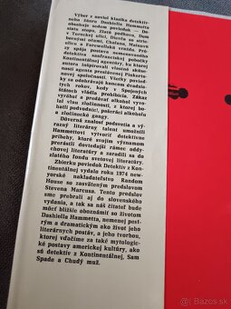 Predám knihu Detektív z Kontinentálnej, Dashiell Hammett - 3
