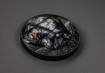 Strieborná minca Lovci pytónov v noci 5 oz(155g) - 3