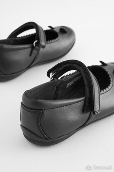 Next nové s visačkou nádherné kožené čierne topánky - 3