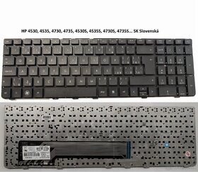 Klavesnice HP Zbook 15 G5 G6 17 G3 G4/HP 4530S 4535S 4730 SK - 3