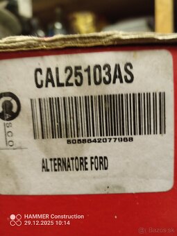 Alternátor Ford transit. - 3