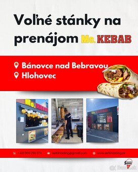 Prenajmeme KEBAB stánok s kompletným vybavením - 3