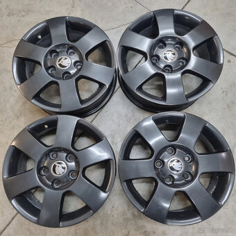 Hliníkové Škoda disky 5x112 R15 6J ET47 - 3