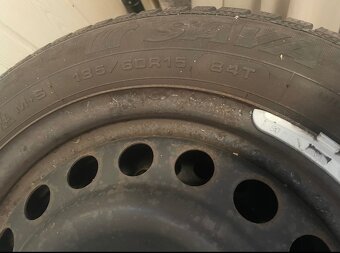Predám plechové disky 185/60R15 - 3