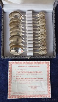 Investičné Striebro–zberateľská sada bohov Ríma-Londýn 1971 - 3