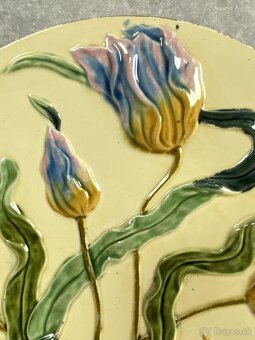 Kremnická kamenina Secesné taniere 32cm - 3