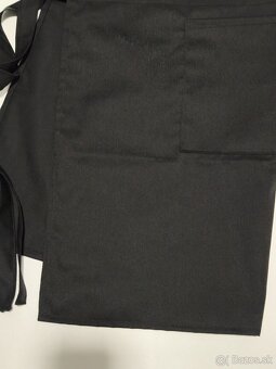 zastera čierna do pása krátka - 3