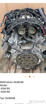 PREDÁM ČASTI Z MOTORA BMW S63B44B F85,F86,M5,M6,M8. - 3