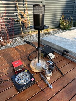 Vodná fajka z nerezové oceli - 3