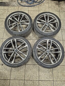 Predám elektróny 5x112r19 s pneu 255/35r19 - 3