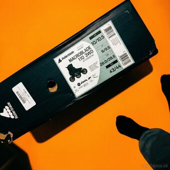 Korčule Rollerblade MACROBLADE 110 3WD - 280, black/lime - 3