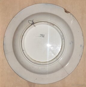 Predám starožitný porcelánový tanier - 3