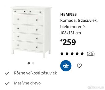 Komoda hemnes IKEA - 3