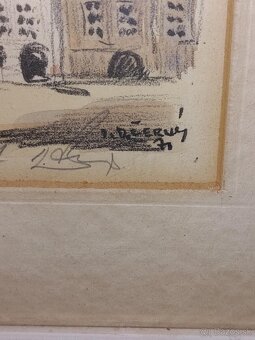 Litografia Jozef. D.černý.kostol sv. Mikuláša - 3