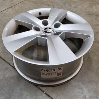 Hliníkové Škoda disky 5x112 R16 6,5J ET41 - 3