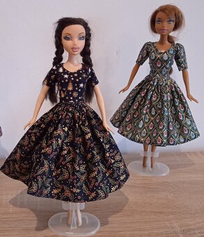 Barbie -vianocne šaty pre Barbie - 3