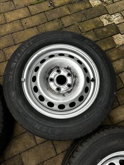 Predám disky 5x112 + letne pneu semperit 195/65 R15 - 3
