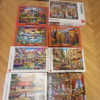 Predám puzzle 500 - 3000 dielikov - 3