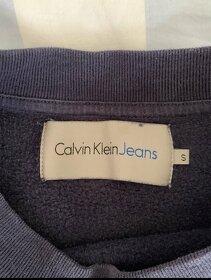 Tmavomodrá dámska mikina Calvin Klein Jeans, veľ. S - 3