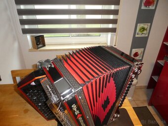 Štýrska 5-radová harmonika, Strasser de Luxe E - 3