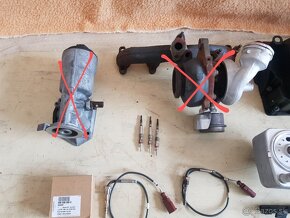 Predám originál diely z motora 1.9 tdi 77kw PD 8V Kód motor - 3