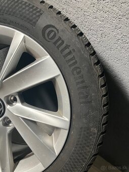 Predám zimné pneu Continental 205/55/16 H - 3