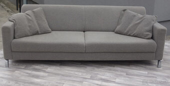 Sedačka sivá – látková . - 3