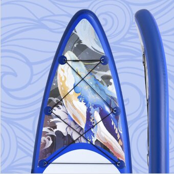 Krásny a veľký paddleboard, nosnosť 180kg, top výbava - 3