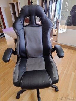 Písací stolík,skrinka, kancelárska stolička - 3