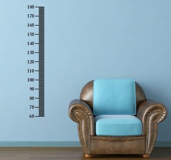 Nálepky na stenu - Detské metre - 3