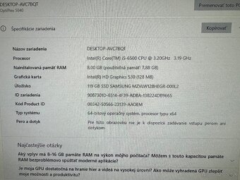 Dell Optiplex 5040 - 8GB Ram, SSD, Intel i5 - 3