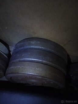 Set(sada) liatinových kotúčov FRANKA SPORT- 4x10,2x15,2x20kg - 3