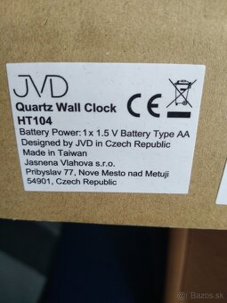 Nástenné hodiny JVD Quartz - 3