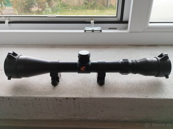 GAMO W1PN 3-9x40 puškohľad + výklopné krytky a montáž - 3