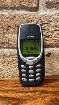 Nokia 3310 - zberateľský stav, nová batéria, nabíjačka - 3