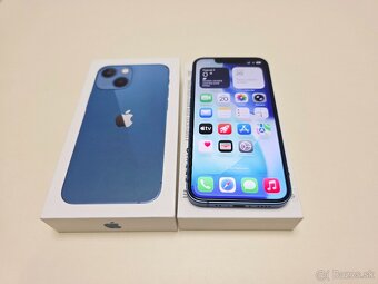 APPLE IPHONE 13 mini 128GB BLUE ,BATERKA 100% - 3