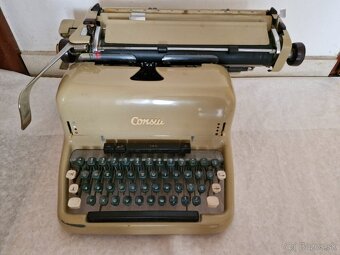 Retro písací stroj Consul - 3