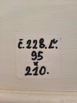 Plastové dvere Č. 228. L - 3