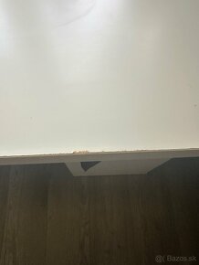 Biely písací stôl asi Ikea - 3
