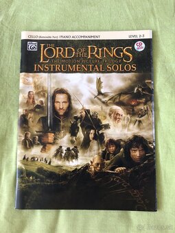 Noty pre Violončelo - Harry Potter, Lord of the Rings a iné. - 3