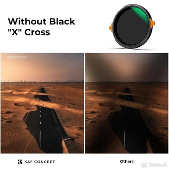 K&F Concept ND4-64 + CPL 2v1 filter (52mm) - 3
