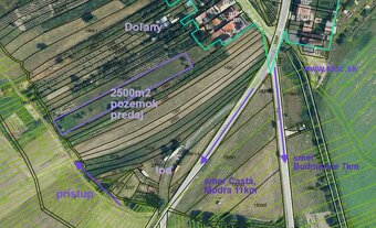 Rozľahlý stavebný pozemok, možnosť rozdelenia. Výhodná inves - 3