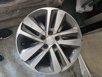 17" Hliníkové disky original PEUGEOT 5x108 - 3