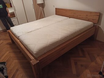 Manzelska postel Dub Masiv - 3