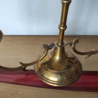 Starý svietnik mosadz - 3