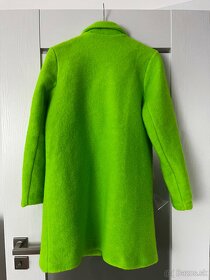 Prechodný neónovo-zelený kabátik - 3